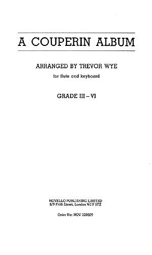 Trevor Wye: A Couperin Flute Album