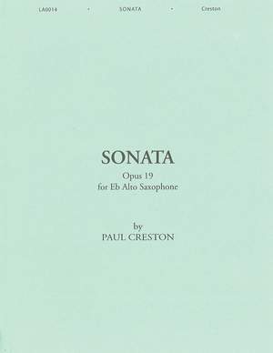 Paul Creston: Sonata, Op. 19