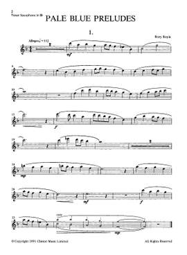 Rory Boyle: Sounds For Sax 4