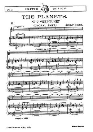 Gustav Holst: Neptune From The Planets Chorus
