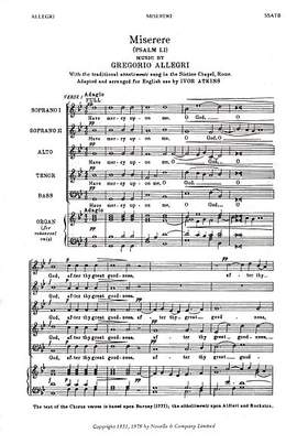 Gregorio Allegri: Miserere