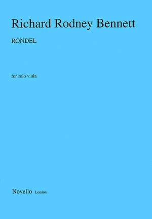 Richard Rodney Bennett: Rondel For Solo Viola