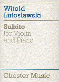 Witold Lutoslawski: Subito