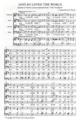 Sir John Stainer: God So Loved The World