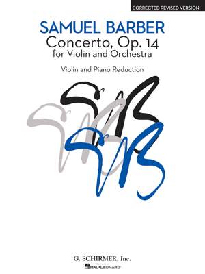 Samuel Barber: Concerto Op. 14 For Violin And Orchestra