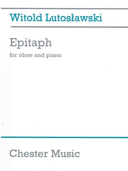 Witold Lutoslawski: Epitaph