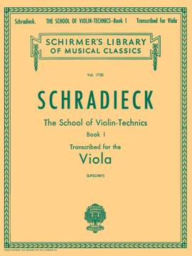 Henry Schradieck: School of Violin Technics, Op. 1 - Book 1