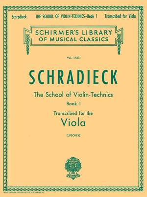 Henry Schradieck: School of Violin Technics, Op. 1 - Book 1