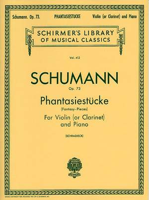Robert Schumann: Phantasiestücke (Fantasy Pieces)