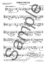 Igor Stravinsky: Three Pieces For Clarinet Solo Product Image