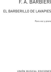 F.A. Barbieri: El Barberillo De Lavapies Vocal Score