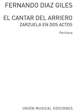 El Cantar Del Arriero Vocal Score