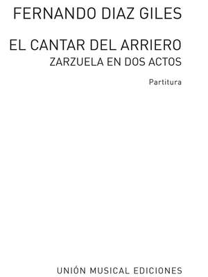 El Cantar Del Arriero Vocal Score