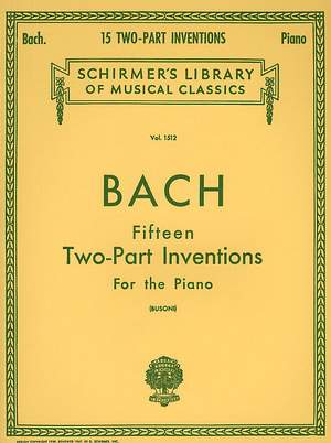 Johann Sebastian Bach: 15 Two-Part Inventions