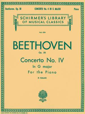 Ludwig van Beethoven: Concerto No. 4 in G, Op. 58