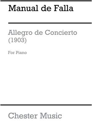 Manuel de Falla: Allegro De Concierto Piano Solo