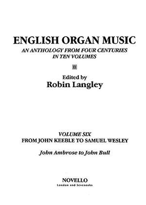 English Organ Music Volume Six