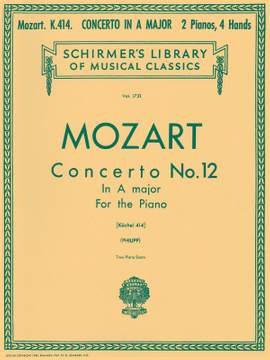 Wolfgang Amadeus Mozart: Concerto No. 12 in A, K.414