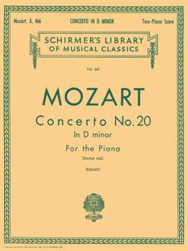 Wolfgang Amadeus Mozart: Concerto No. 20 in D Minor, K.466