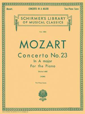 Wolfgang Amadeus Mozart: Concerto No. 23 in A, KV488