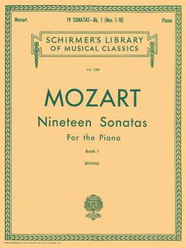 Wolfgang Amadeus Mozart: 19 Sonatas - Book 1