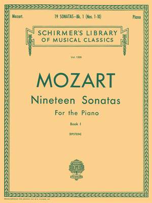 Wolfgang Amadeus Mozart: 19 Sonatas - Book 1