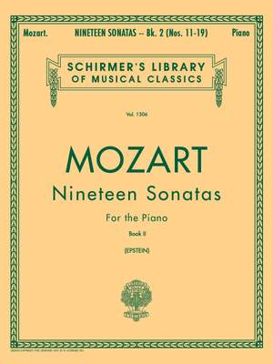Wolfgang Amadeus Mozart: 19 Sonatas - Book 2