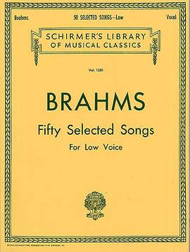 Johannes Brahms: 50 Selected Songs