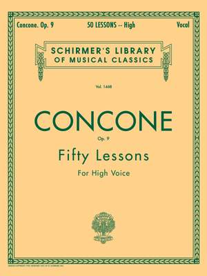 Joseph Concone: 50 Lessons, Op. 9