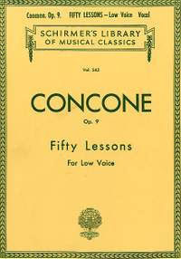 Joseph Concone: 50 Lessons, Op. 9