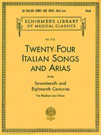 24 Italian Songs & Arias - Medium Low Voice