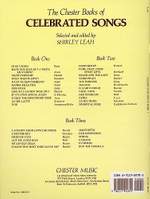The Chester Book Of Celebrated Songs - Book One Product Image
