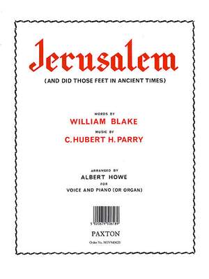Hubert Parry: Jerusalem (Voice/Organ)