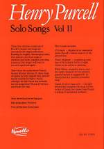 Henry Purcell: Solo Songs Volume II Product Image