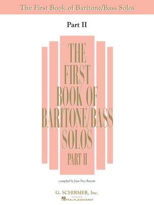 The First Book of Baritone/Bass Solos - Part II