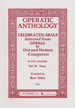 Operatic Anthology - Volume 3