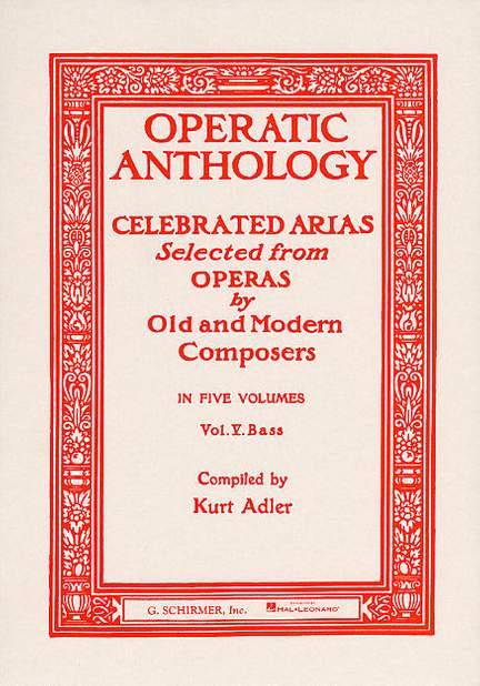 Operatic Anthology - Volume 5