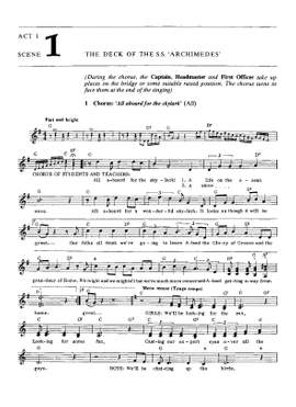Geoffrey Brace: All Aboard Libretto/Melody Part