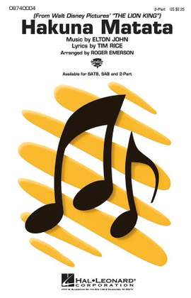Elton John_Tim Rice: Hakuna Matata