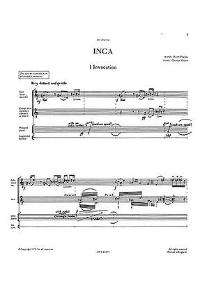 George Odam: Inca Score