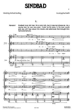 Paul Smith: Sindbad Vocal Score