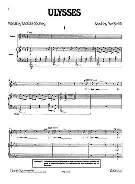 Paul Smith: Ulysses Vocal Score