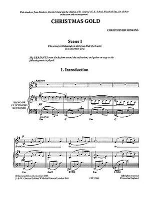 Christopher Hinkins: Christmas Gold Vocal Score