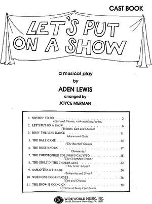 Aden Lewis: Let's Put On A Show