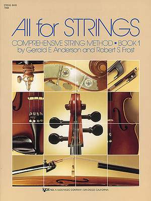 Robert S. Frost_Gerald E. Anderson: All For Strings Book 1 - String Bass