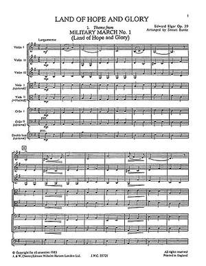 Edward Elgar: Playstrings Easy No. 9: Land Of Hope And Glory