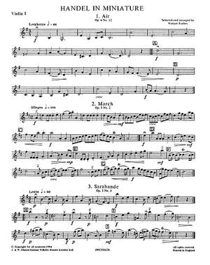 Georg Friedrich Händel: Playstrings Moderately Easy No. 9