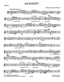 Playstrings Moderately Easy No. 15 Rhapsody