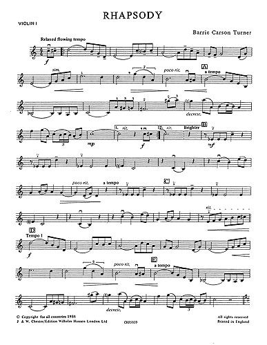 Playstrings Moderately Easy No. 15 Rhapsody