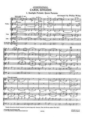 Philip Wilby: Playstrings Moderately Easy No. 16 Carol Singers